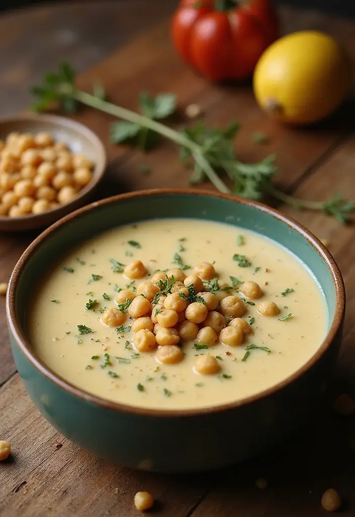 30 Gluten Free Winter Soup Recipes to Keep You Cozy - 23. Cauliflower and Chickpea Soup