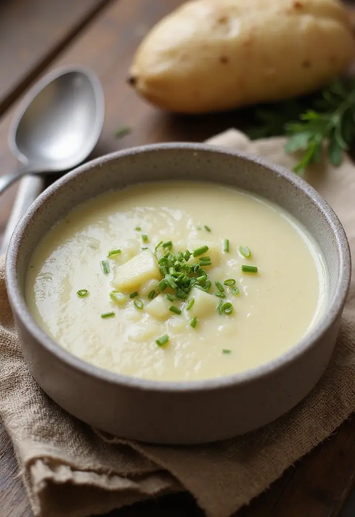 30 Gluten Free Winter Soup Recipes to Keep You Cozy - 5. Creamy Potato and Leek Soup