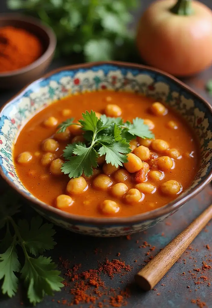 30 Gluten Free Winter Soup Recipes to Keep You Cozy - 6. Moroccan Chickpea Soup