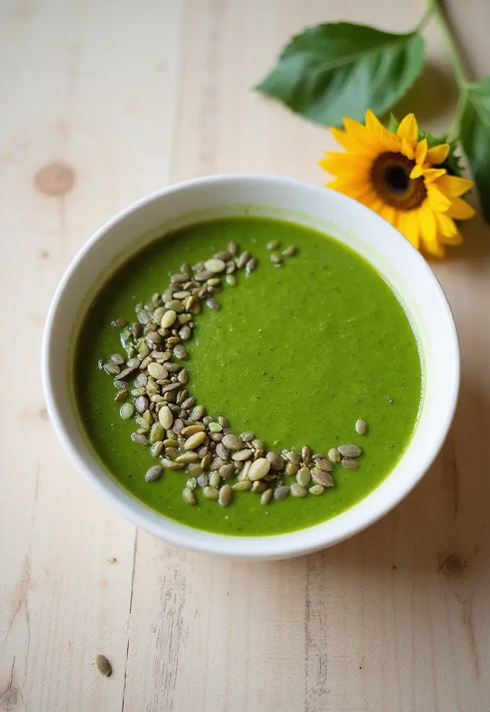 30+ Healthy Low Calorie Soup Recipes for Every Meal 90 30+ Healthy Low Calorie Soup Recipes for Every Meal - 14. Green Detox Soup