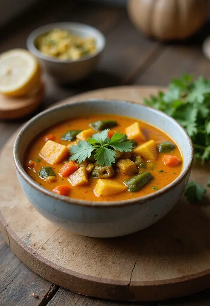 30+ Healthy Low Calorie Soup Recipes for Every Meal 118 30+ Healthy Low Calorie Soup Recipes for Every Meal - 18. Curried Vegetable Soup