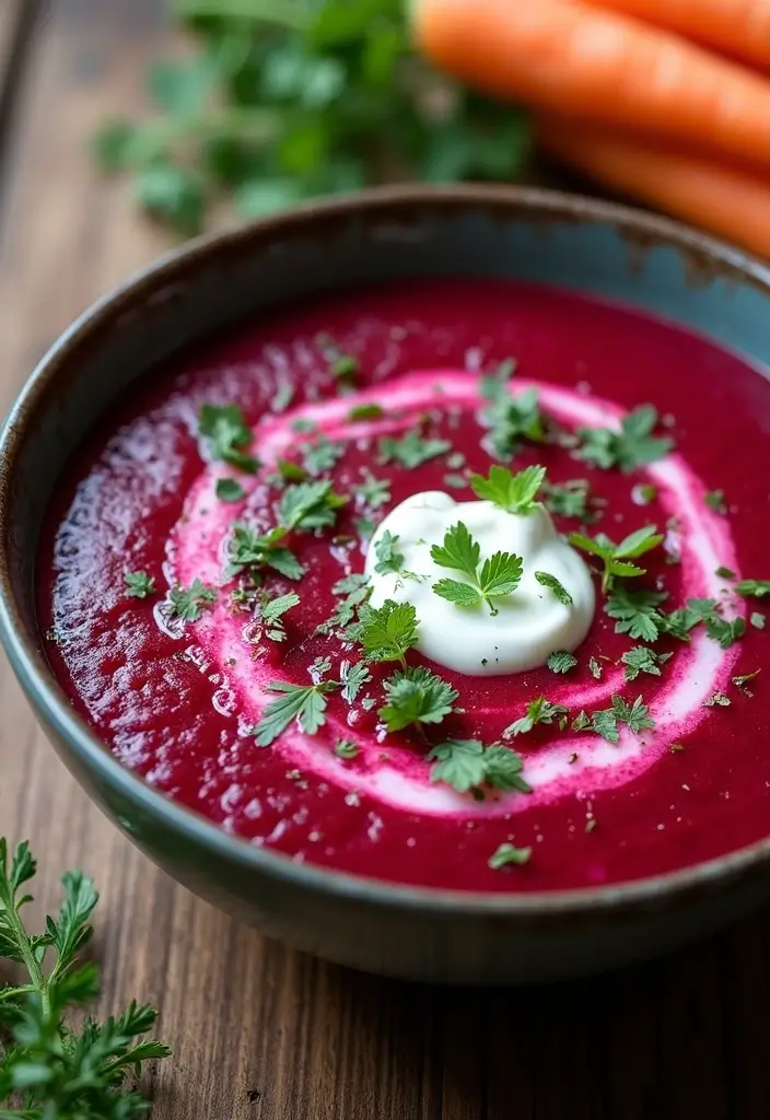 30+ Healthy Low Calorie Soup Recipes for Every Meal 125 30+ Healthy Low Calorie Soup Recipes for Every Meal - 19. Beet and Carrot Soup