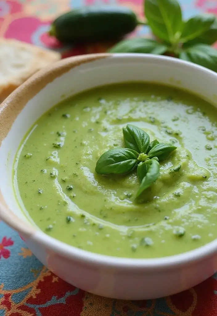 30+ Healthy Low Calorie Soup Recipes for Every Meal 8 30+ Healthy Low Calorie Soup Recipes for Every Meal - 2. Zucchini and Spinach Soup