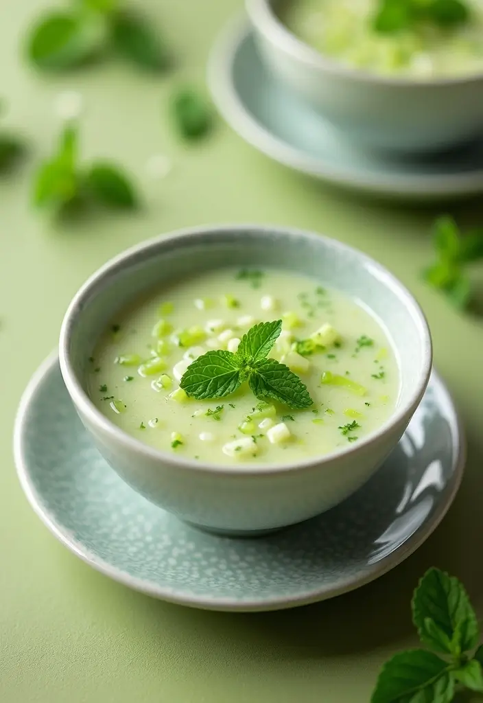30+ Healthy Low Calorie Soup Recipes for Every Meal 135 30+ Healthy Low Calorie Soup Recipes for Every Meal - 21. Cucumber Soup