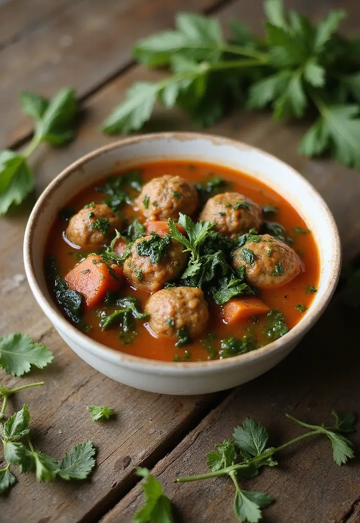 30+ Healthy Low Calorie Soup Recipes for Every Meal 140 30+ Healthy Low Calorie Soup Recipes for Every Meal - 22. Italian Wedding Soup