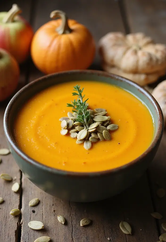 30+ Healthy Low Calorie Soup Recipes for Every Meal 34 30+ Healthy Low Calorie Soup Recipes for Every Meal - 6. Butternut Squash and Apple Soup
