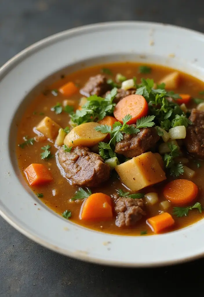 30 Homemade Beef Vegetable Soup Recipes Everyone Will Love 102 30 Homemade Beef Vegetable Soup Recipes Everyone Will Love - 16. Beef Vegetable Soup with Leeks