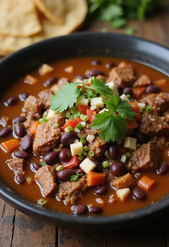 30 Homemade Beef Vegetable Soup Recipes Everyone Will Love 109 30 Homemade Beef Vegetable Soup Recipes Everyone Will Love - 17. Beef and Black Bean Soup