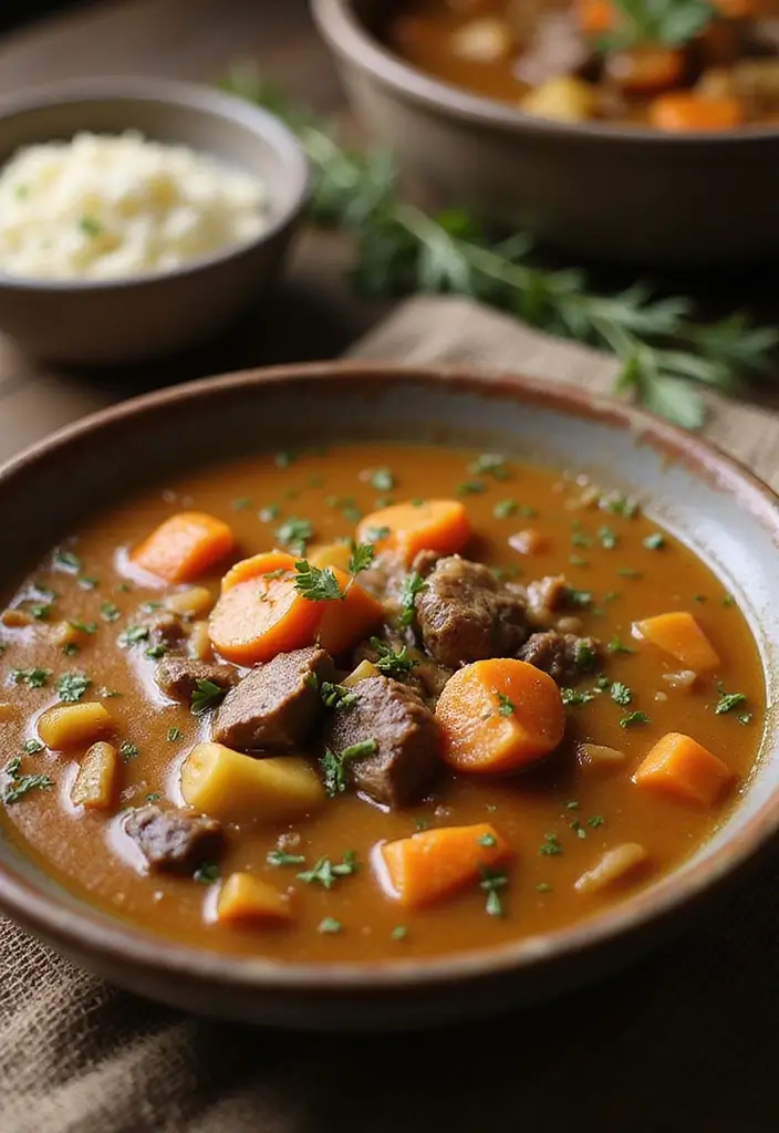 30 Homemade Beef Vegetable Soup Recipes Everyone Will Love 128 30 Homemade Beef Vegetable Soup Recipes Everyone Will Love - 20. Creamy Beef and Vegetable Soup