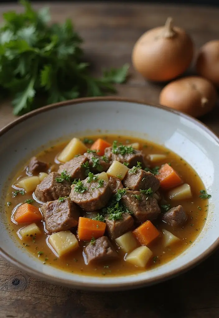 30 Homemade Beef Vegetable Soup Recipes Everyone Will Love 172 30 Homemade Beef Vegetable Soup Recipes Everyone Will Love - 26. Beef and Fennel Soup