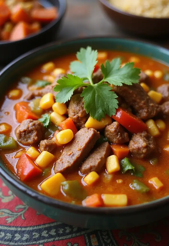 30 Homemade Beef Vegetable Soup Recipes Everyone Will Love 15 30 Homemade Beef Vegetable Soup Recipes Everyone Will Love - 3. Spicy Beef & Veggie Soup