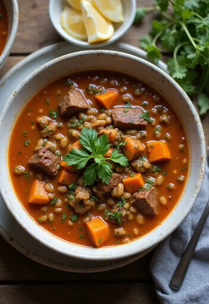 30 Homemade Beef Vegetable Soup Recipes Everyone Will Love 41 30 Homemade Beef Vegetable Soup Recipes Everyone Will Love - 7. Beef and Lentil Soup