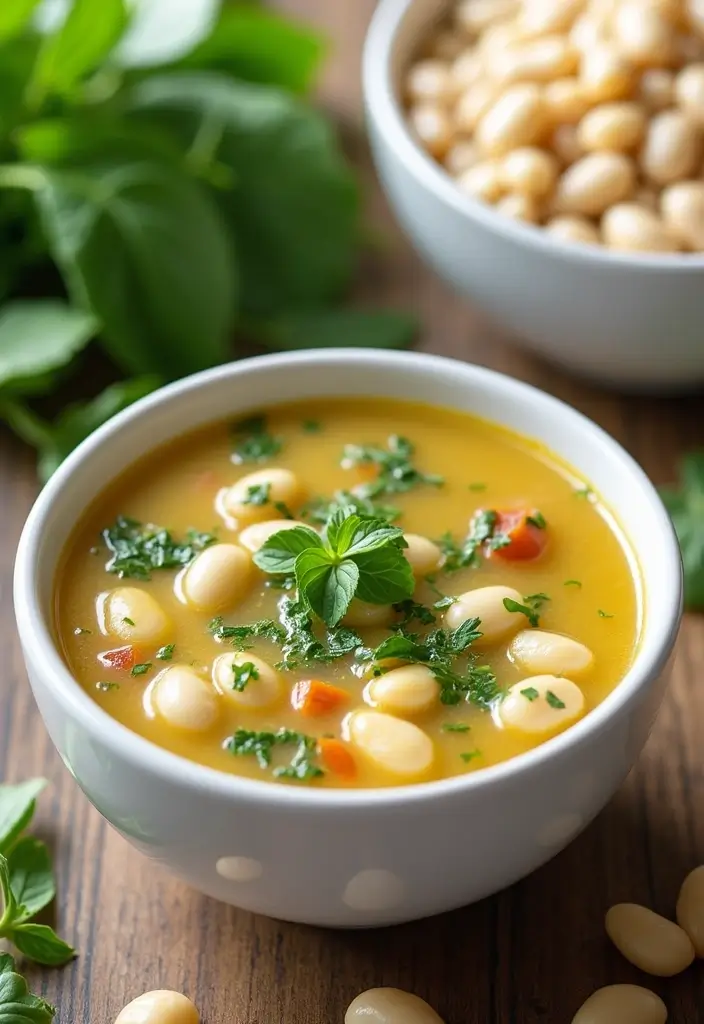 30 Instant Pot Soup Recipes That Are Gluten Free and Easy - 14. Spinach and White Bean Soup