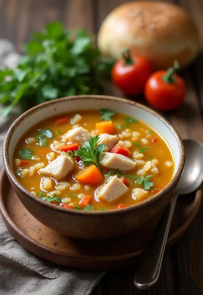 30 Instant Pot Soup Recipes That Are Gluten Free and Easy - 16. Chicken and Rice Soup