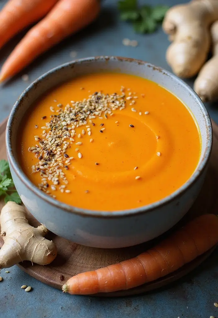 30 Instant Pot Soup Recipes That Are Gluten Free and Easy - 17. Roasted Carrot Ginger Soup