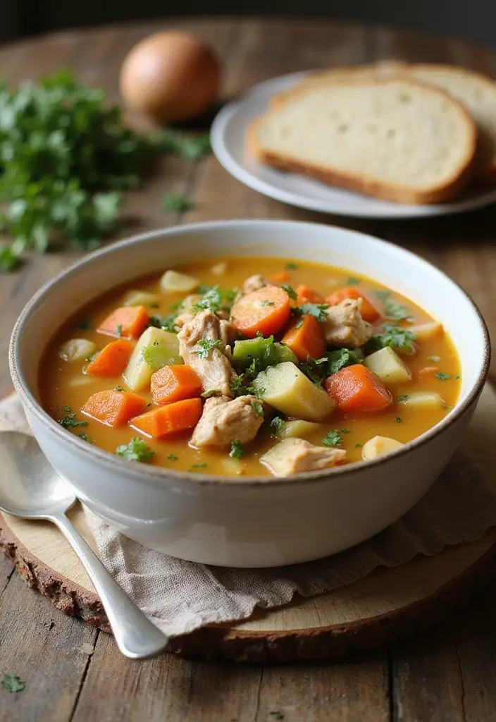 30 Instant Pot Soup Recipes That Are Gluten Free and Easy - 2. Chicken Vegetable Soup