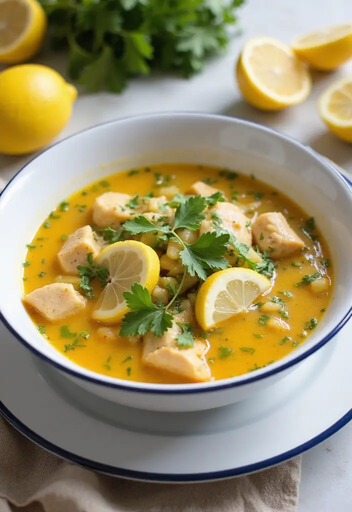 30 Instant Pot Soup Recipes That Are Gluten Free and Easy - 22. Lemon Chicken Orzo Soup
