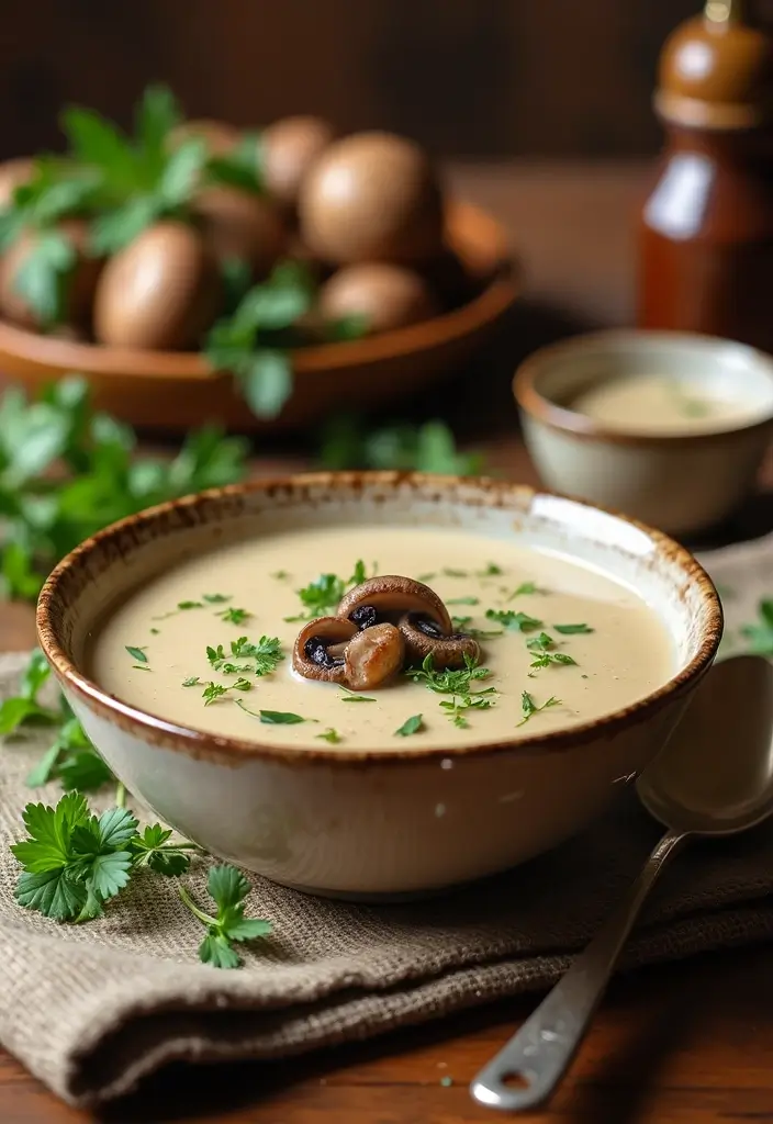30 Instant Pot Soup Recipes That Are Gluten Free and Easy - 23. Creamy Mushroom Soup