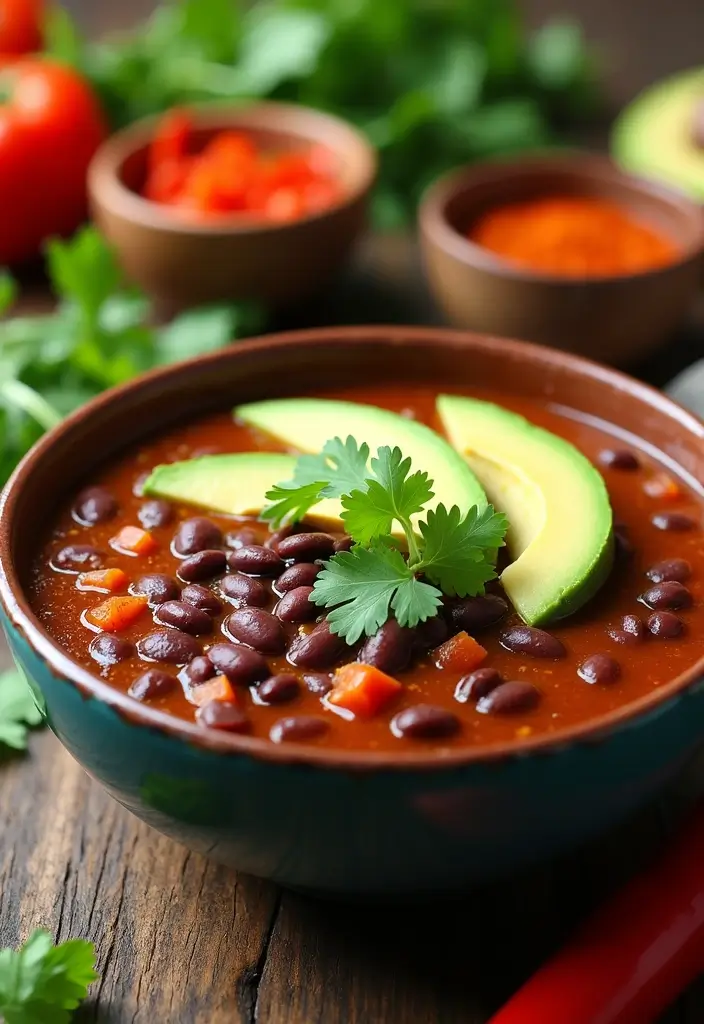 30 Instant Pot Soup Recipes That Are Gluten Free and Easy - 3. Spicy Black Bean Soup