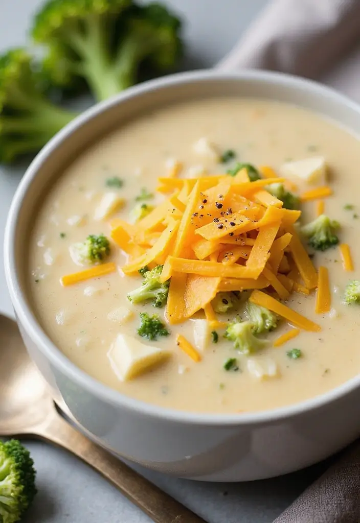 30 Instant Pot Soup Recipes That Are Gluten Free and Easy - 8. Broccoli Cheddar Soup