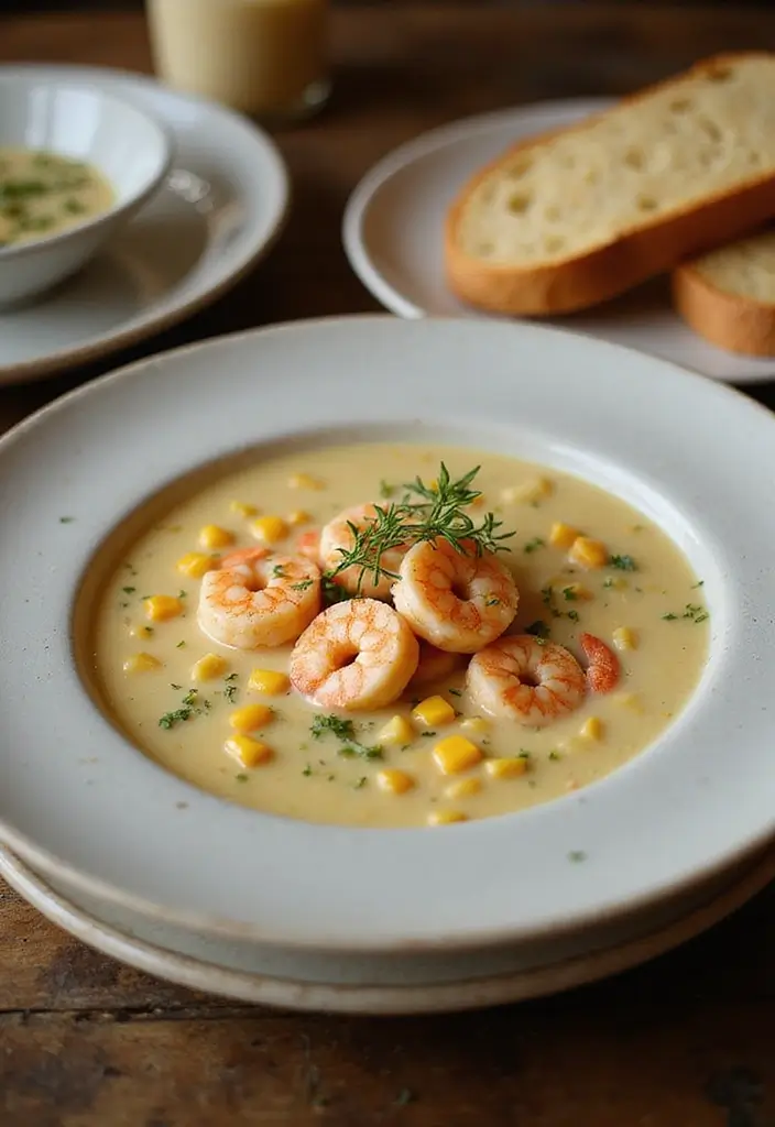 30 Pampered Chef Blender Soup Recipes You’ll Want to Try - 29. Shrimp and Corn Chowder