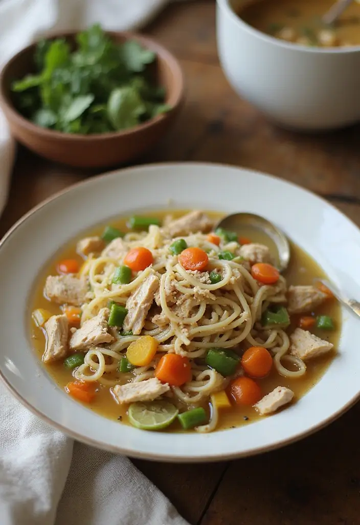 30 Pampered Chef Blender Soup Recipes You’ll Want to Try - 3. Classic Chicken Noodle Soup