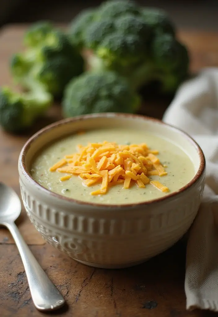 30 Pampered Chef Blender Soup Recipes You’ll Want to Try - 30. Cheesy Broccoli Soup