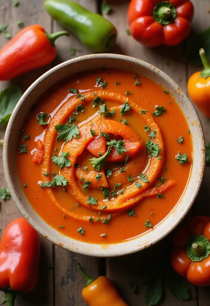 30 Pampered Chef Blender Soup Recipes You’ll Want to Try - 5. Roasted Red Pepper Soup