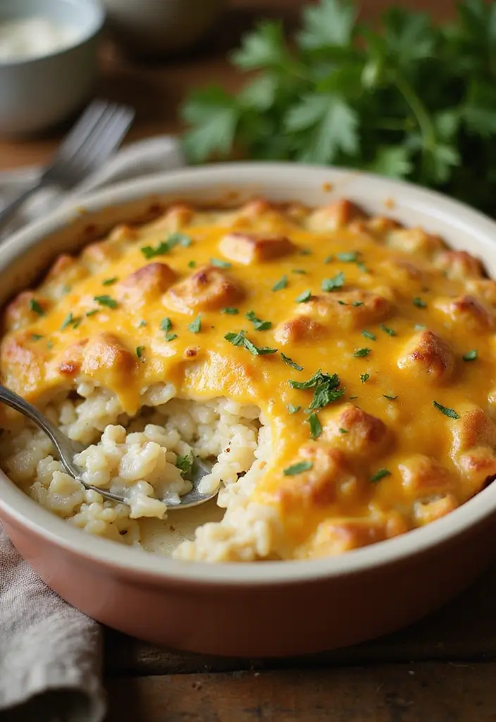 30+ Recipes That Use Cream of Chicken Soup for Easy Dinners 1 30+ Recipes That Use Cream of Chicken Soup for Easy Dinners - 1. Creamy Chicken and Rice Casserole