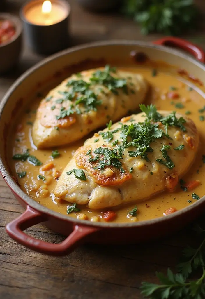 30+ Recipes That Use Cream of Chicken Soup for Easy Dinners 102 30+ Recipes That Use Cream of Chicken Soup for Easy Dinners - 16. Creamy Mediterranean Chicken Bake