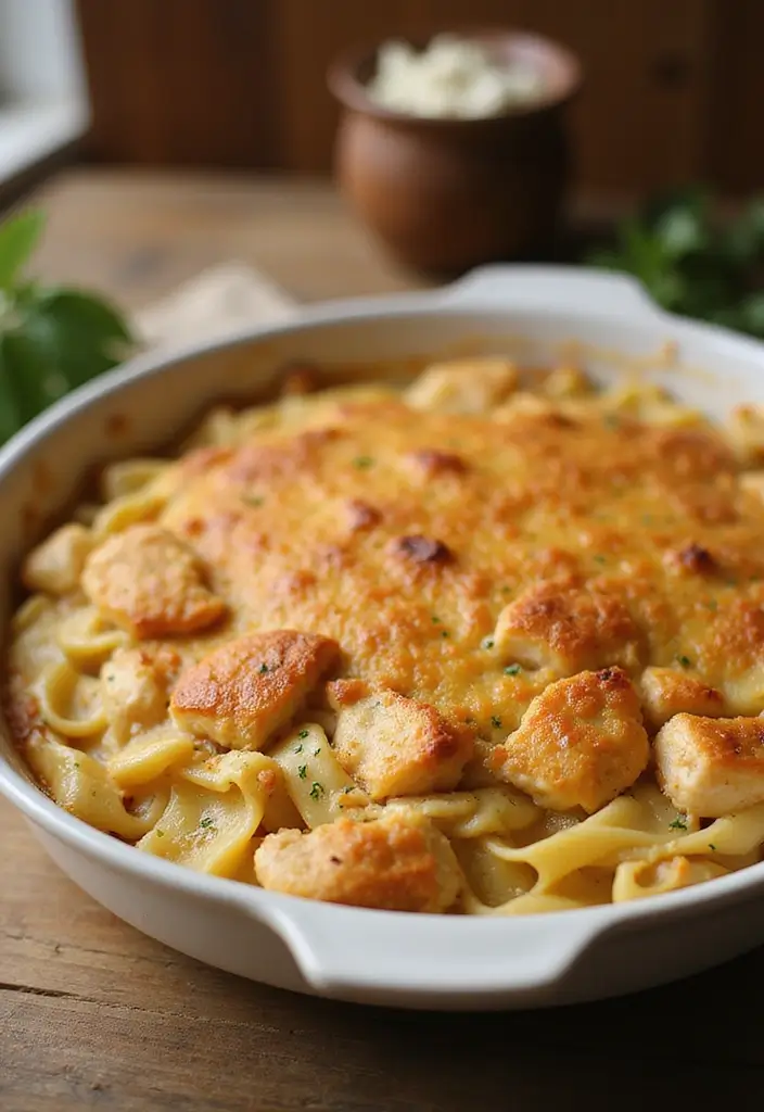 30+ Recipes That Use Cream of Chicken Soup for Easy Dinners 8 30+ Recipes That Use Cream of Chicken Soup for Easy Dinners - 2. Chicken Noodle Casserole