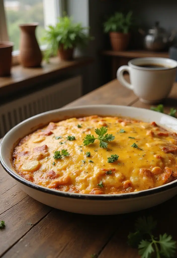30+ Recipes That Use Cream of Chicken Soup for Easy Dinners 166 30+ Recipes That Use Cream of Chicken Soup for Easy Dinners - 26. Chicken and Cheese Breakfast Casserole