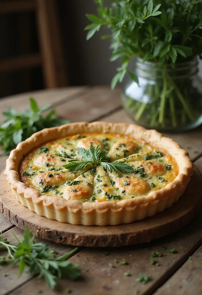 30+ Recipes That Use Cream of Chicken Soup for Easy Dinners 171 30+ Recipes That Use Cream of Chicken Soup for Easy Dinners - 27. Chicken and Herb Quiche