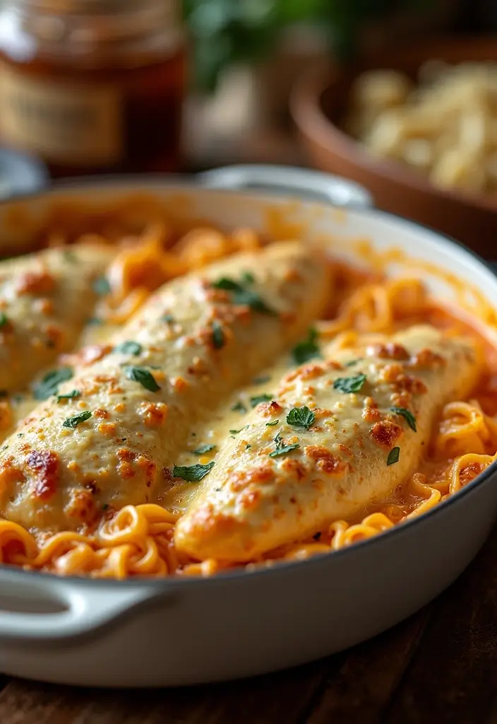 30+ Recipes That Use Cream of Chicken Soup for Easy Dinners 41 30+ Recipes That Use Cream of Chicken Soup for Easy Dinners - 7. Easy Chicken Alfredo Bake