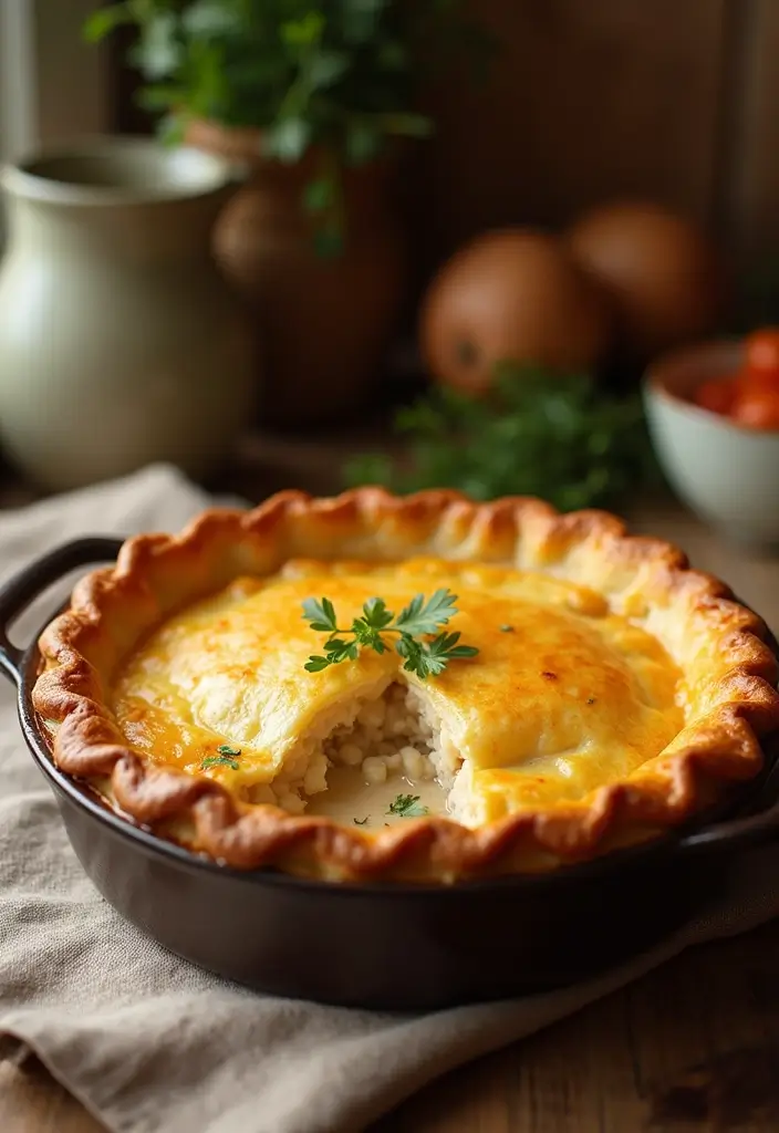 30+ Recipes That Use Cream of Chicken Soup for Easy Dinners 48 30+ Recipes That Use Cream of Chicken Soup for Easy Dinners - 8. Savory Chicken Pot Pie