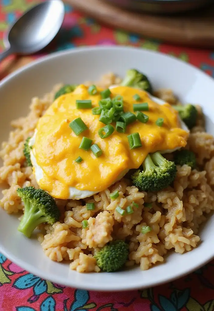 30 Recipes Using Broccoli Cheese Soup for Easy Meals 85 30 Recipes Using Broccoli Cheese Soup for Easy Meals - 13. Broccoli Cheese Soup Fried Rice