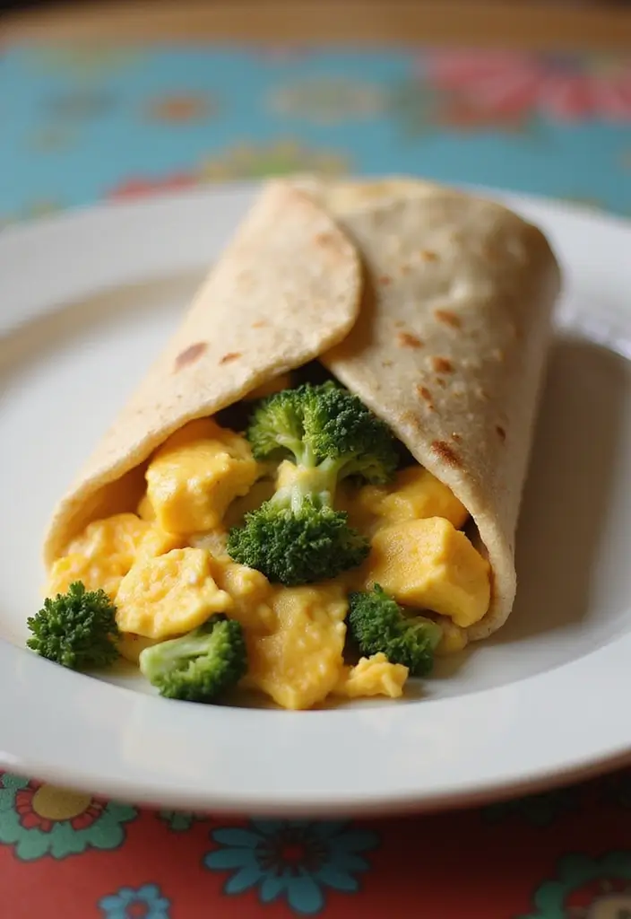30 Recipes Using Broccoli Cheese Soup for Easy Meals 120 30 Recipes Using Broccoli Cheese Soup for Easy Meals - 18. Broccoli Cheese Soup Breakfast Burritos