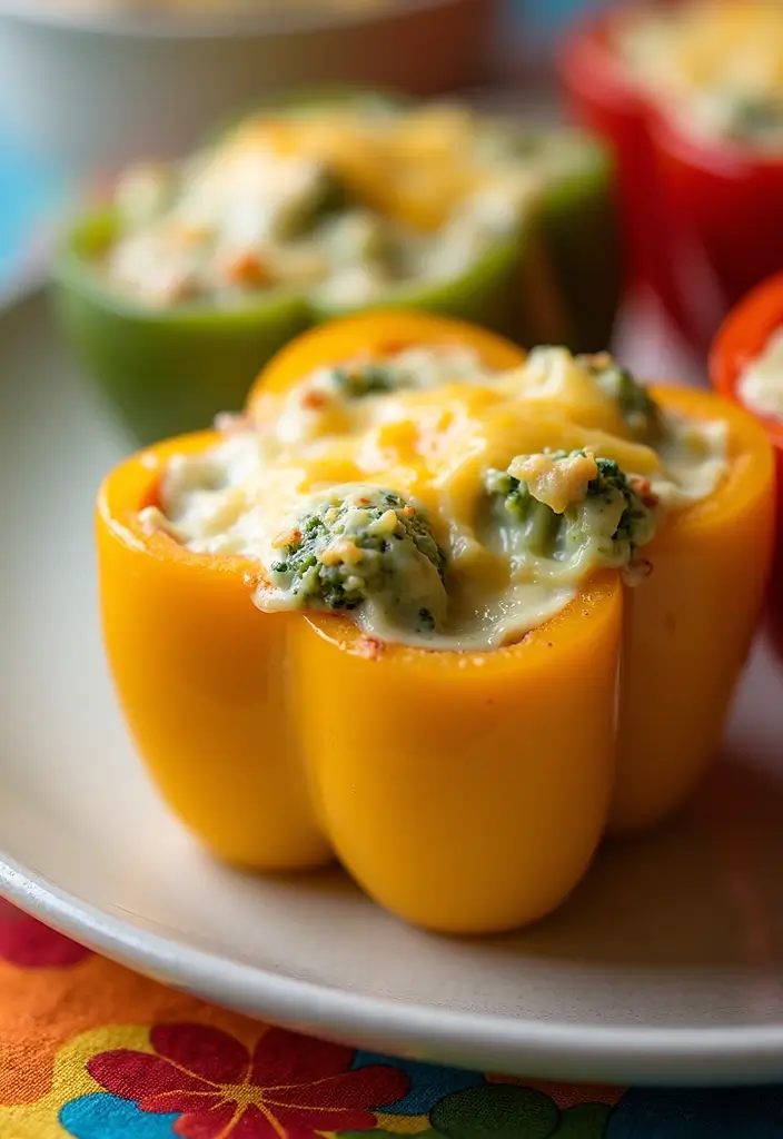 30 Recipes Using Broccoli Cheese Soup for Easy Meals 176 30 Recipes Using Broccoli Cheese Soup for Easy Meals - 26. Broccoli Cheese Soup Stuffed Peppers