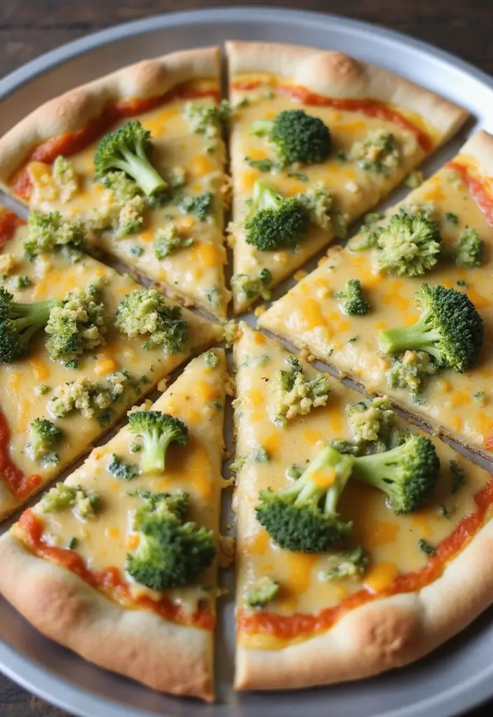 30 Recipes Using Broccoli Cheese Soup for Easy Meals 29 30 Recipes Using Broccoli Cheese Soup for Easy Meals - 5. Broccoli Cheese Soup Pizza