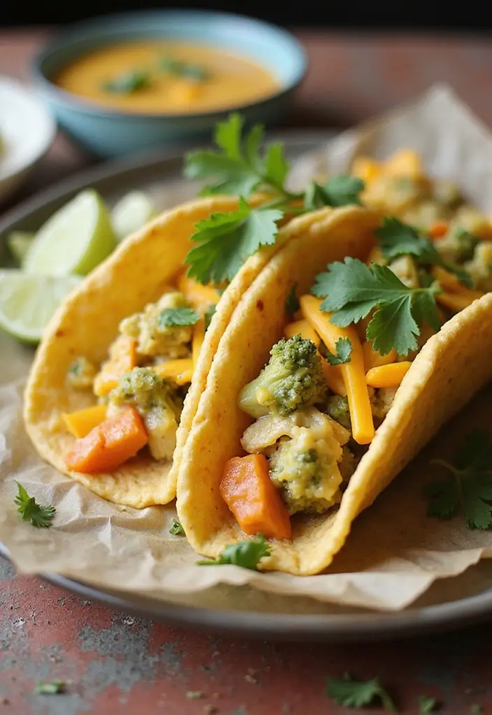 30 Recipes Using Broccoli Cheese Soup for Easy Meals 50 30 Recipes Using Broccoli Cheese Soup for Easy Meals - 8. Broccoli Cheese Soup Tacos