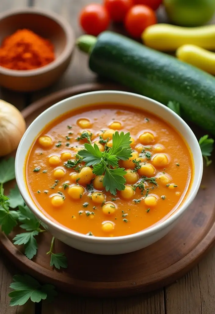 30 Squash and Zucchini Soup Recipes for Fresh Flavors 83 30 Squash and Zucchini Soup Recipes for Fresh Flavors - 13. Zucchini and Chickpea Soup