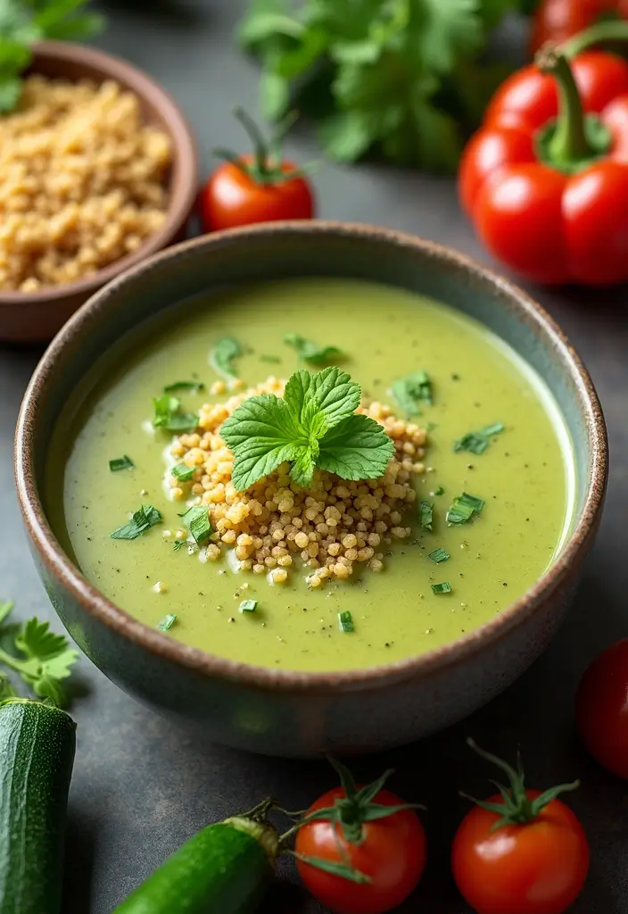 30 Squash and Zucchini Soup Recipes for Fresh Flavors 153 30 Squash and Zucchini Soup Recipes for Fresh Flavors - 23. Zucchini and Quinoa Soup
