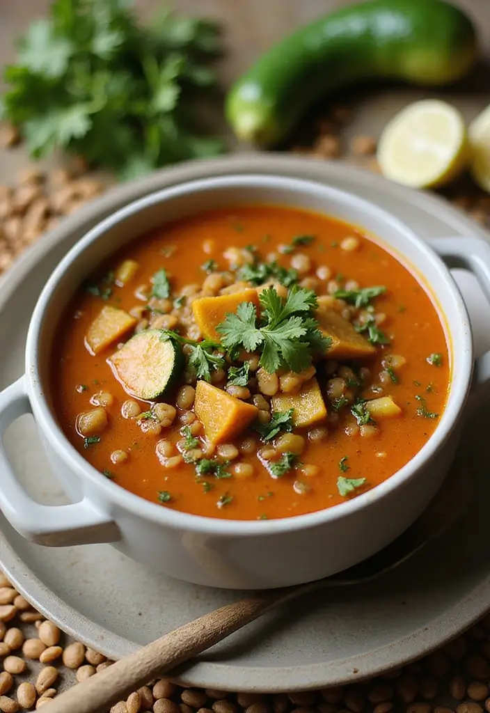 30 Squash and Zucchini Soup Recipes for Fresh Flavors 160 30 Squash and Zucchini Soup Recipes for Fresh Flavors - 24. Zucchini and Lentil Soup