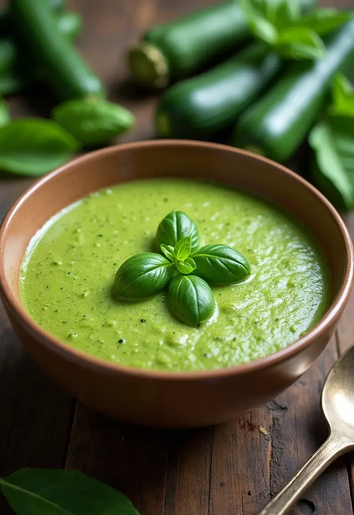 30 Squash and Zucchini Soup Recipes for Fresh Flavors 13 30 Squash and Zucchini Soup Recipes for Fresh Flavors - 3. Zucchini Basil Pesto Soup