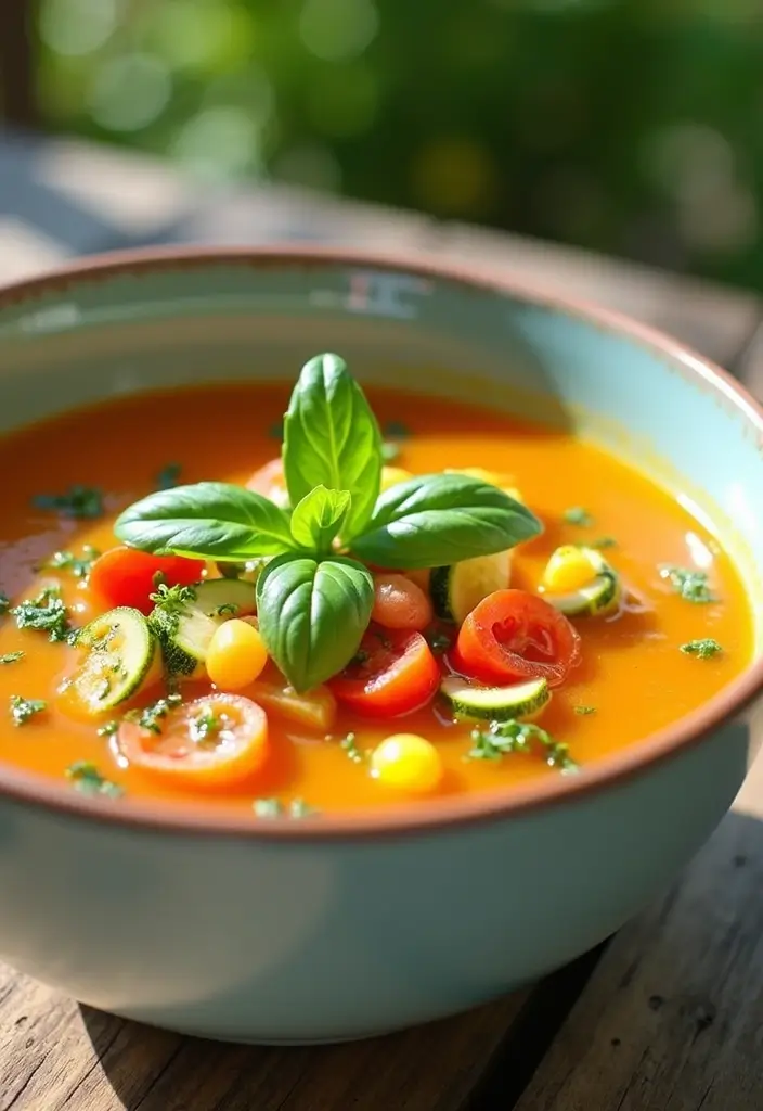 30 Squash and Zucchini Soup Recipes for Fresh Flavors 27 30 Squash and Zucchini Soup Recipes for Fresh Flavors - 5. Summer Vegetable Zucchini Soup