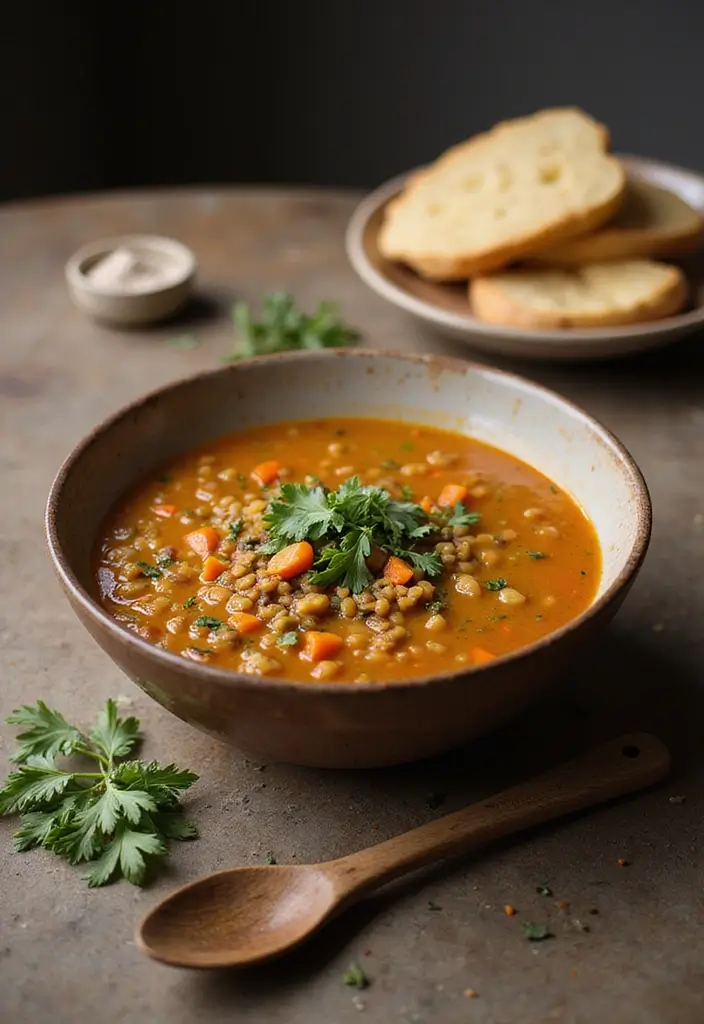 30 Winter Soup Recipes for Slow Cooker Comfort 1 30 Winter Soup Recipes for Slow Cooker Comfort - 1. Hearty Vegetable Lentil Soup