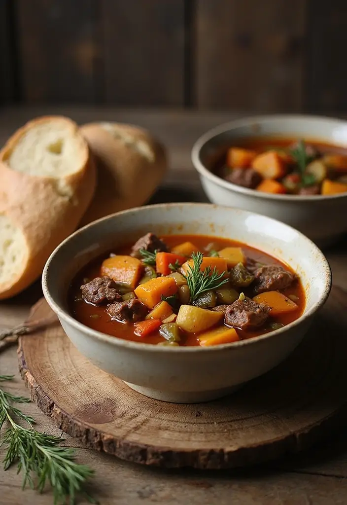 30 Winter Soup Recipes for Slow Cooker Comfort 106 30 Winter Soup Recipes for Slow Cooker Comfort - 16. Rustic Beef Stew Soup