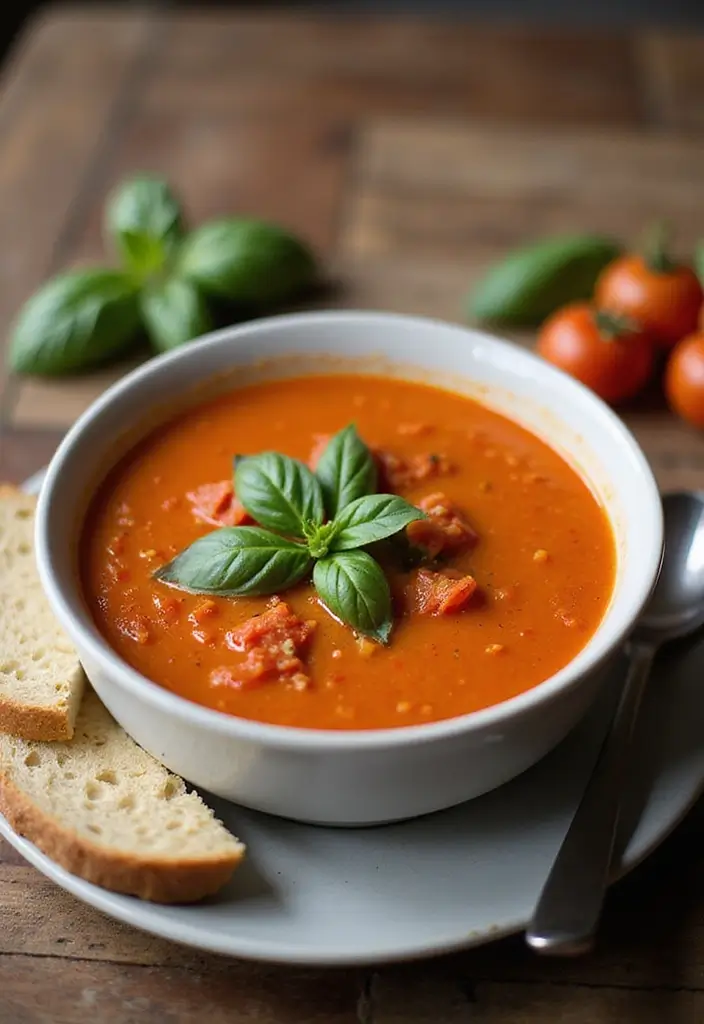 30 Winter Soup Recipes for Slow Cooker Comfort 113 30 Winter Soup Recipes for Slow Cooker Comfort - 17. Roasted Tomato and Garlic Soup