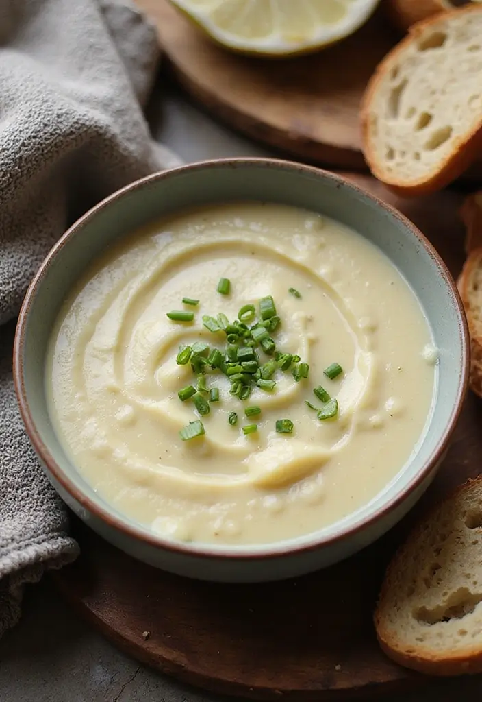 30 Winter Soup Recipes for Slow Cooker Comfort 8 30 Winter Soup Recipes for Slow Cooker Comfort - 2. Creamy Potato and Leek Soup