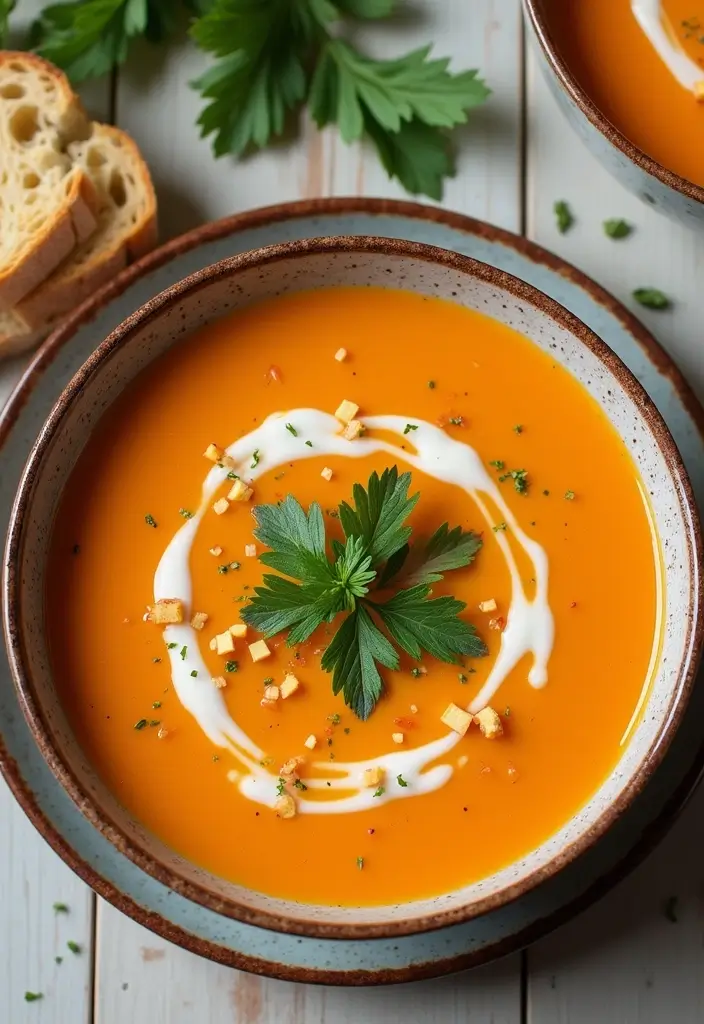 30 Winter Soup Recipes for Slow Cooker Comfort 141 30 Winter Soup Recipes for Slow Cooker Comfort - 21. Carrot and Ginger Soup